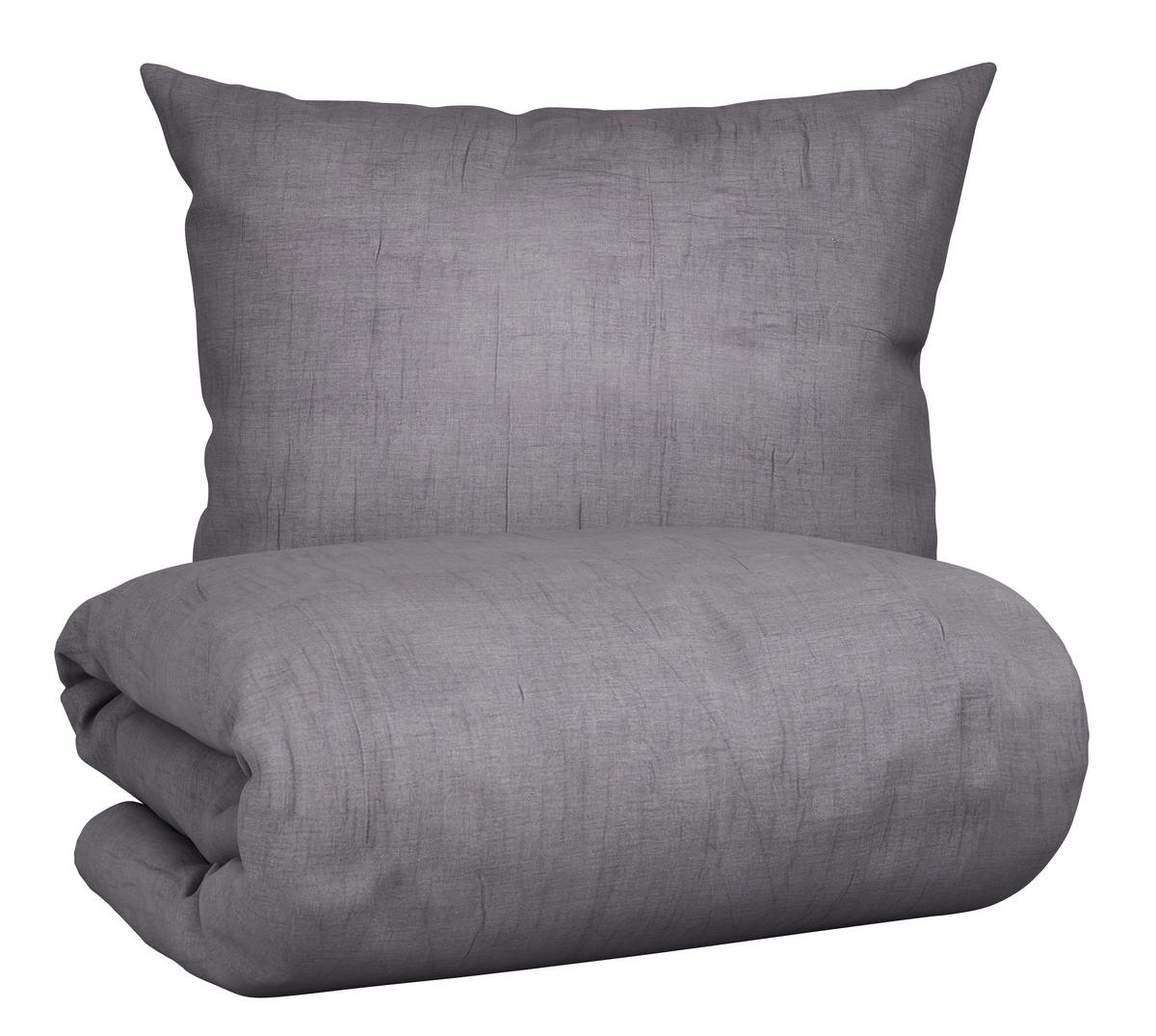 Ágyneműhuzat-garnitúra Melania - szürke, Lifestyle, textil (140/200cm) - Modern Living