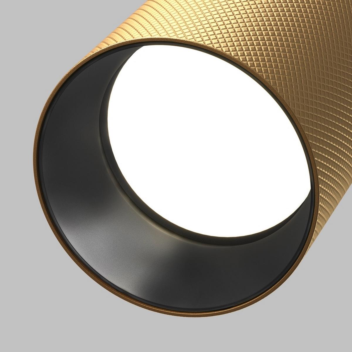 Deckenleuchte Artisan Goldfarben max. 10 Watt - Goldfarben/Schwarz, Modern, Metall (5,4/14,1cm) - MAYTONI