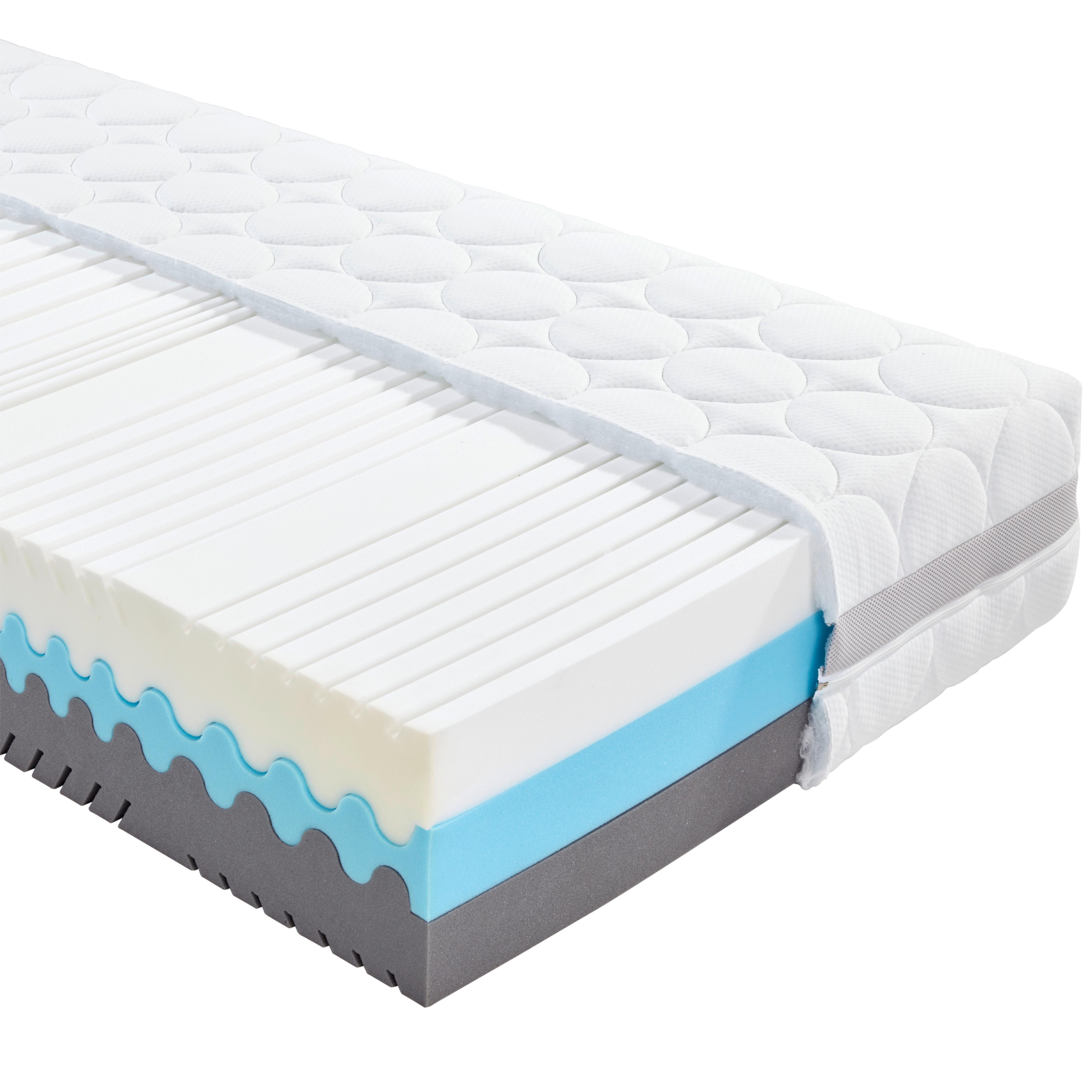 Madrac Od Komforne Pjene Silvy Deluxe H3/h4 - bijela, tekstil (80/200cm) - Primatex
