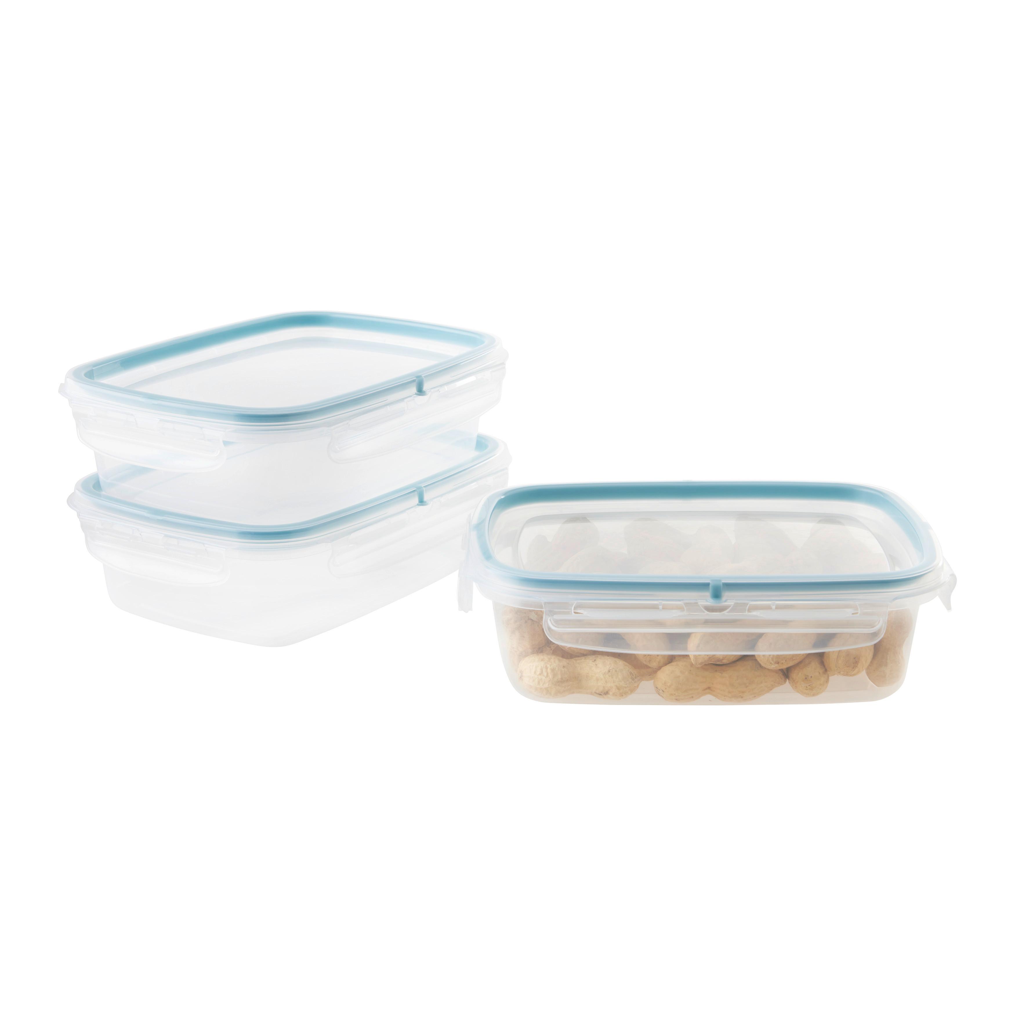 Set recipiente de alimente Diego cca. 0,6 L - transparent, Konventionell, plastic (18,4/14/8cm) - Mömax