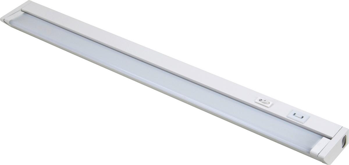 Lichtleiste max. 8 Watt - Weiß, Basics, Kunststoff (55,6/2,4/6,1cm)