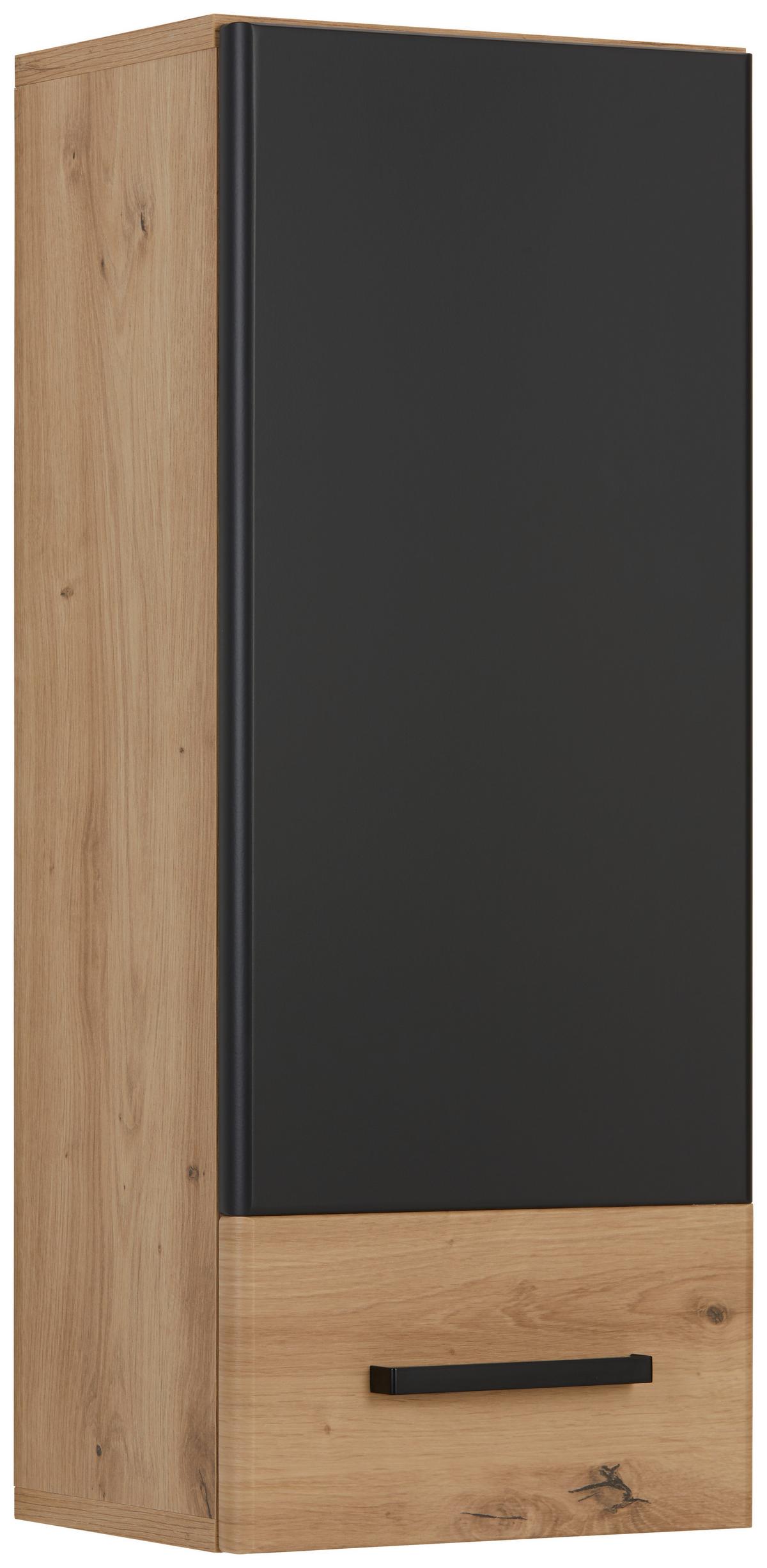 Dulap suspendat Calvi - culoare lemn stejar/gri, Modern, material pe bază de lemn (30/73/23cm) - Mömax