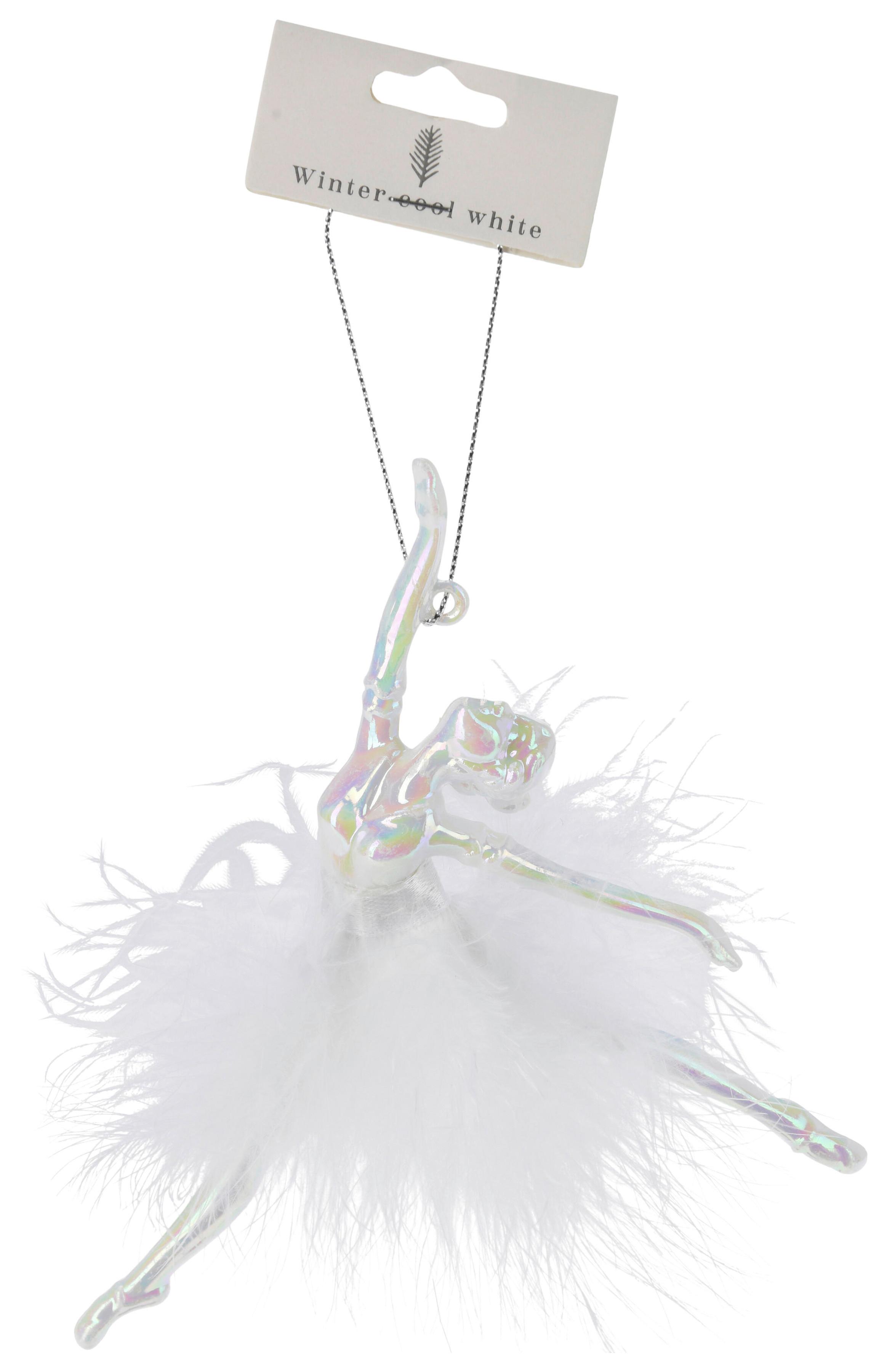 Dekohänger RINA - Weiss, Kunststoff (10/15/2cm)