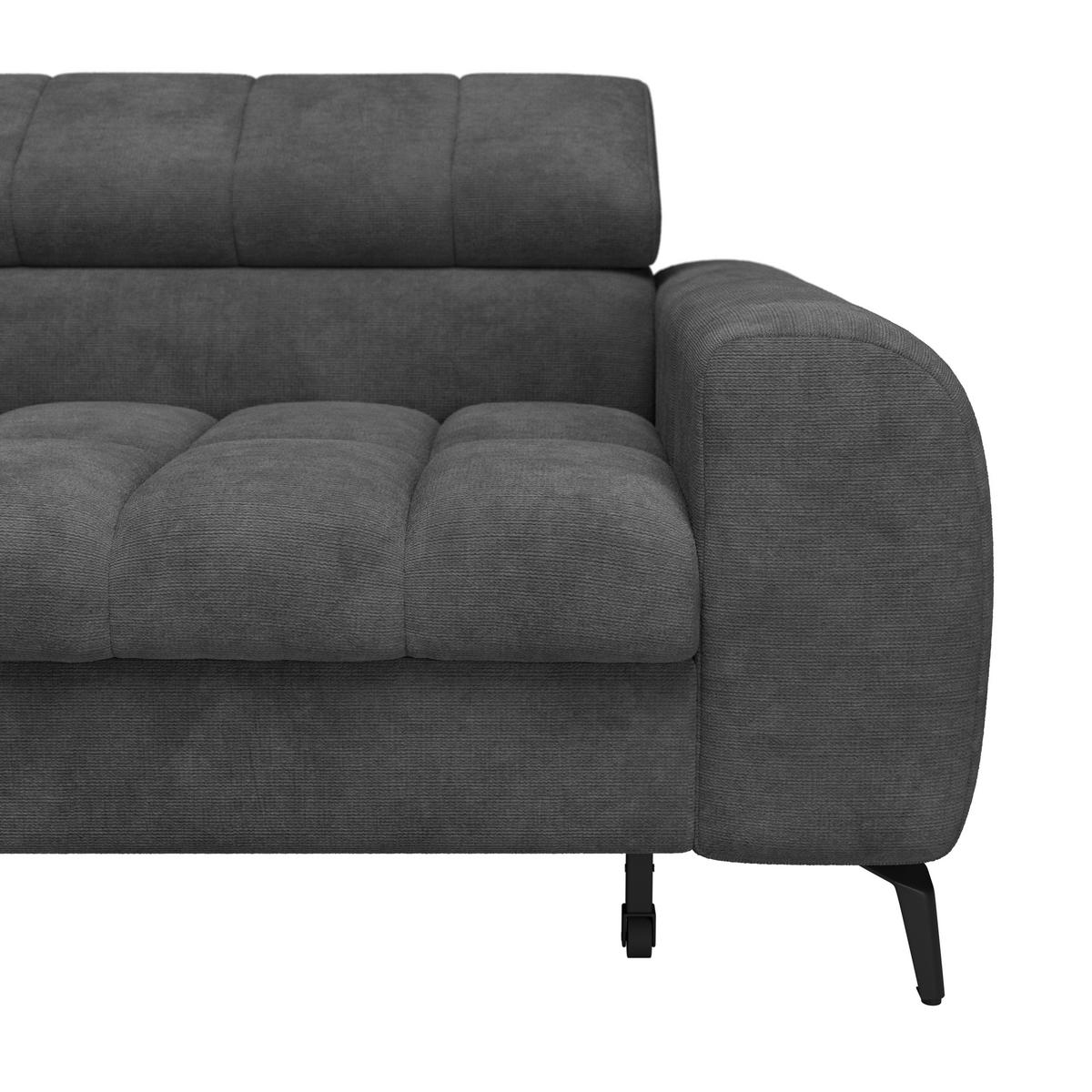 Coltar VOLF - gri închis/negru, Trend, plastic/textil (203/261cm) - Modern Living