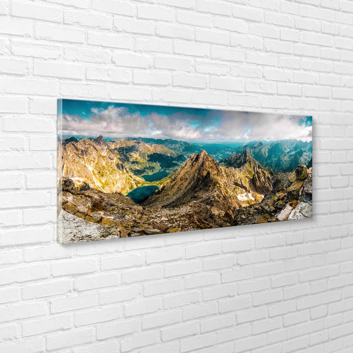 Leinwandbild CA-18600 Multicolor ca. 150x60cm - Multicolor, Basics, Holz/Textil (150/60cm)