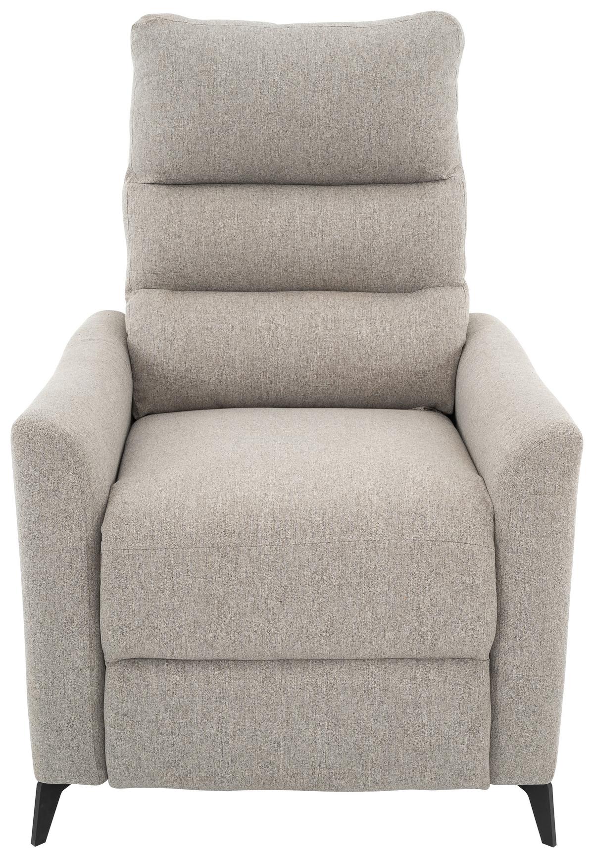 Počivalnik Solace, Siva - siva/črna, Design, kovina/tekstil (72/100/89cm) - Livetastic