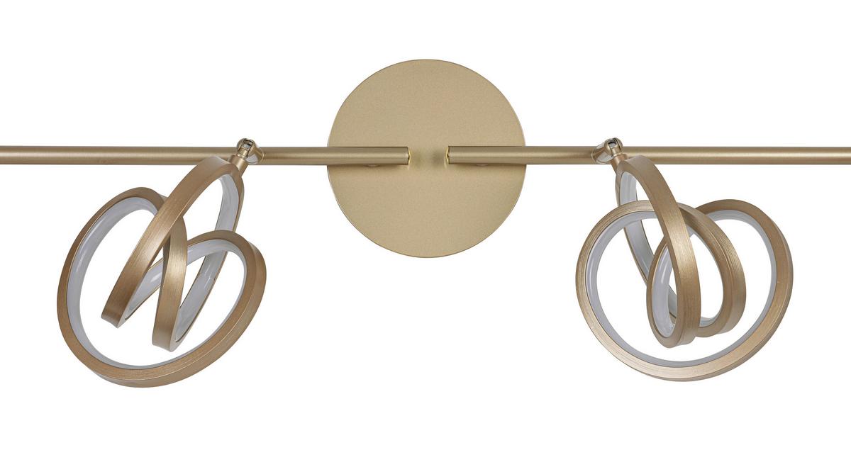 LAMPA SUFITOWA THERESIA - biały/cappuccino, Trend, tworzywo sztuczne/metal (83/14/21,3cm) - Novel