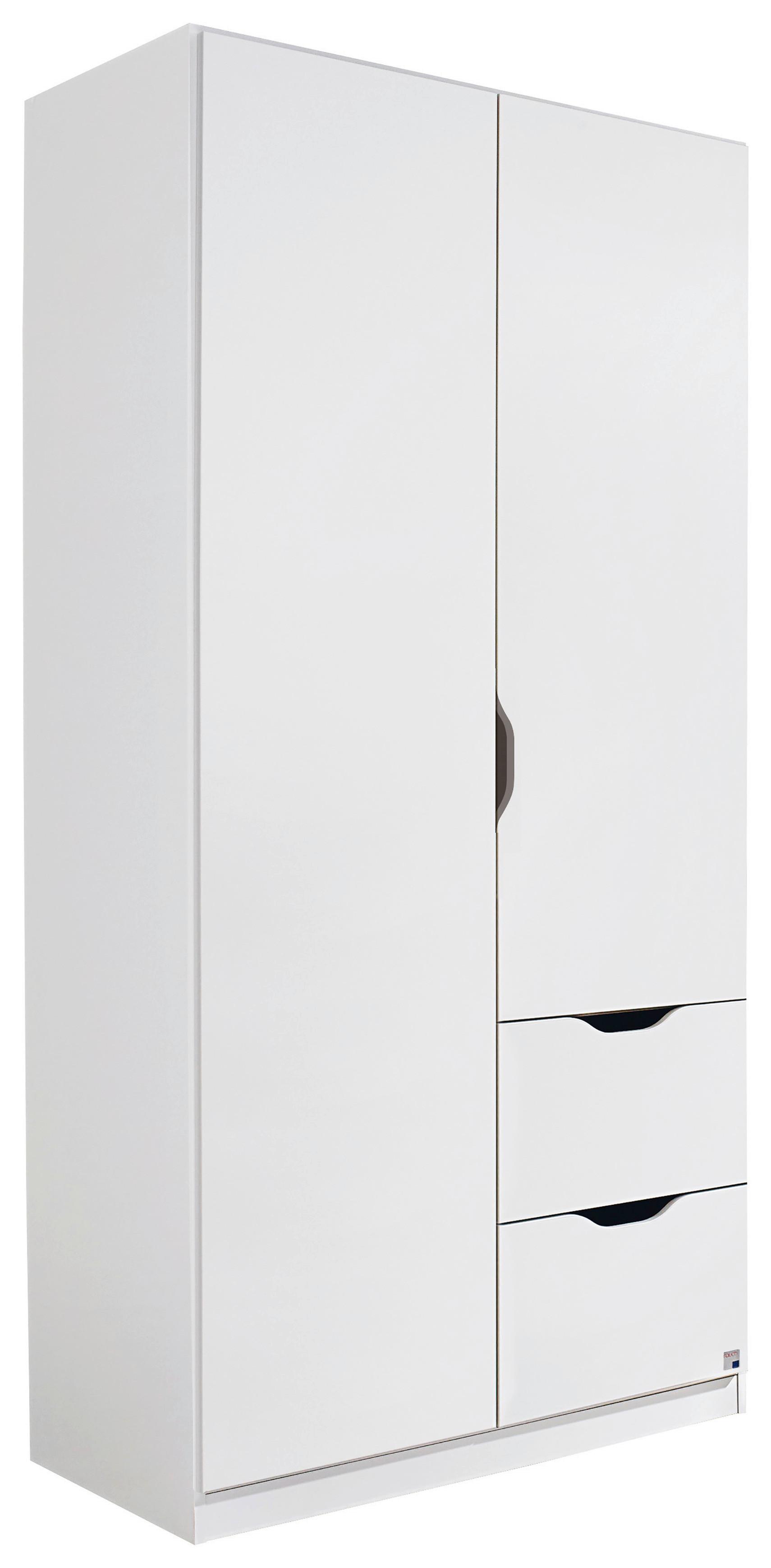 Omara Za Oblačila Arnstein, Bela - bela, Konvencionalno, leseni material (91/197/54cm) - home24