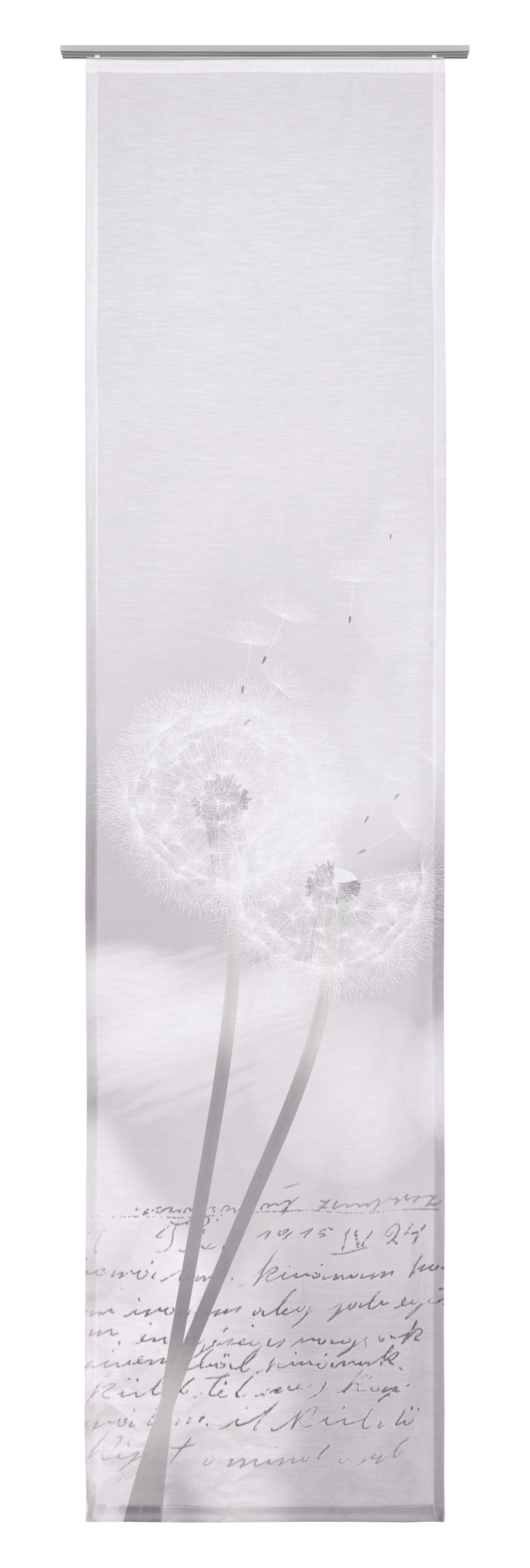 Flächenvorhang Julia in Grau ca.60x245cm - Grau, KONVENTIONELL, Textil (60/245cm) - Mömax modern living