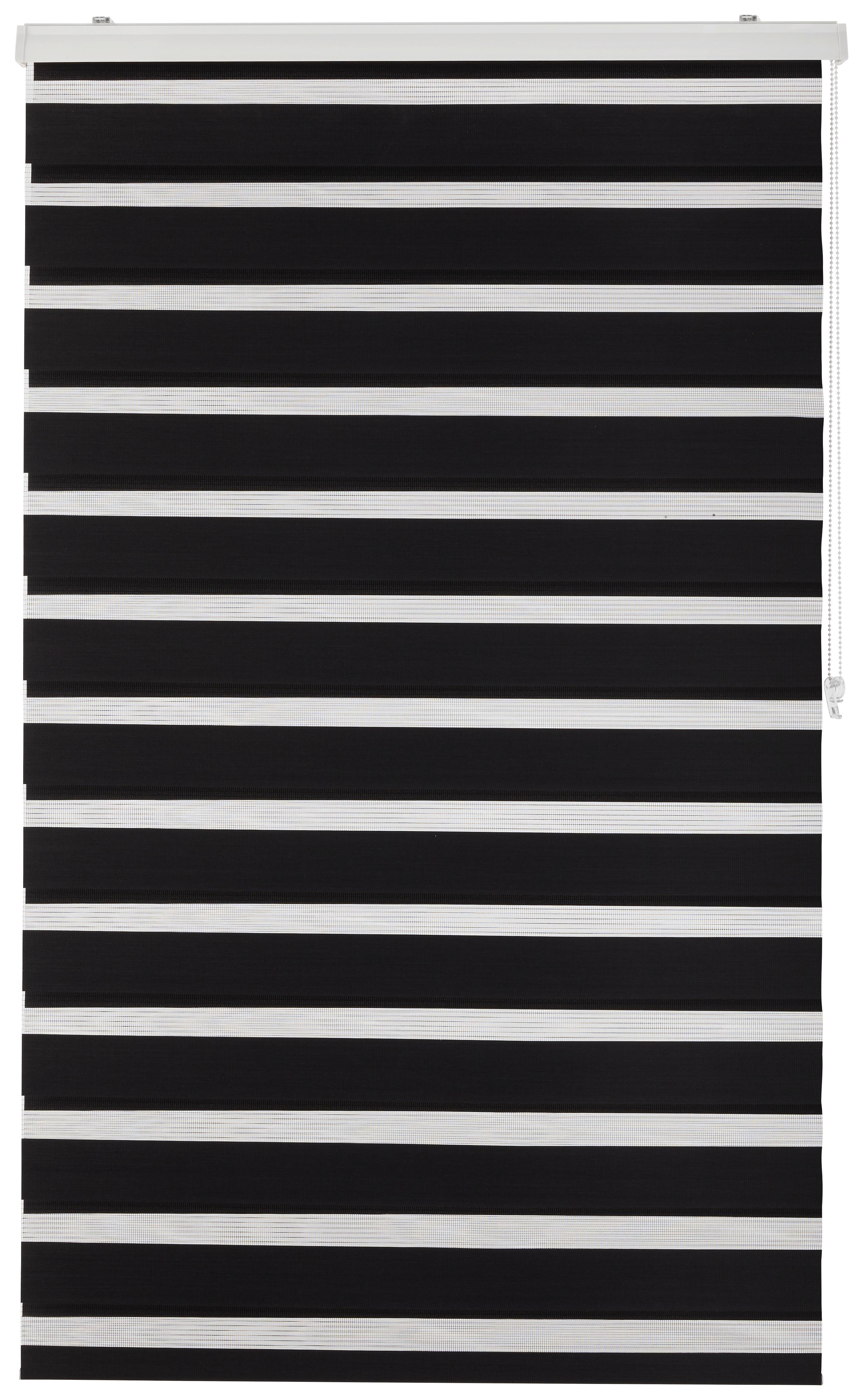 Rulou Zebră Thomas - negru, plastic/textil (100/160cm) - Premium Living