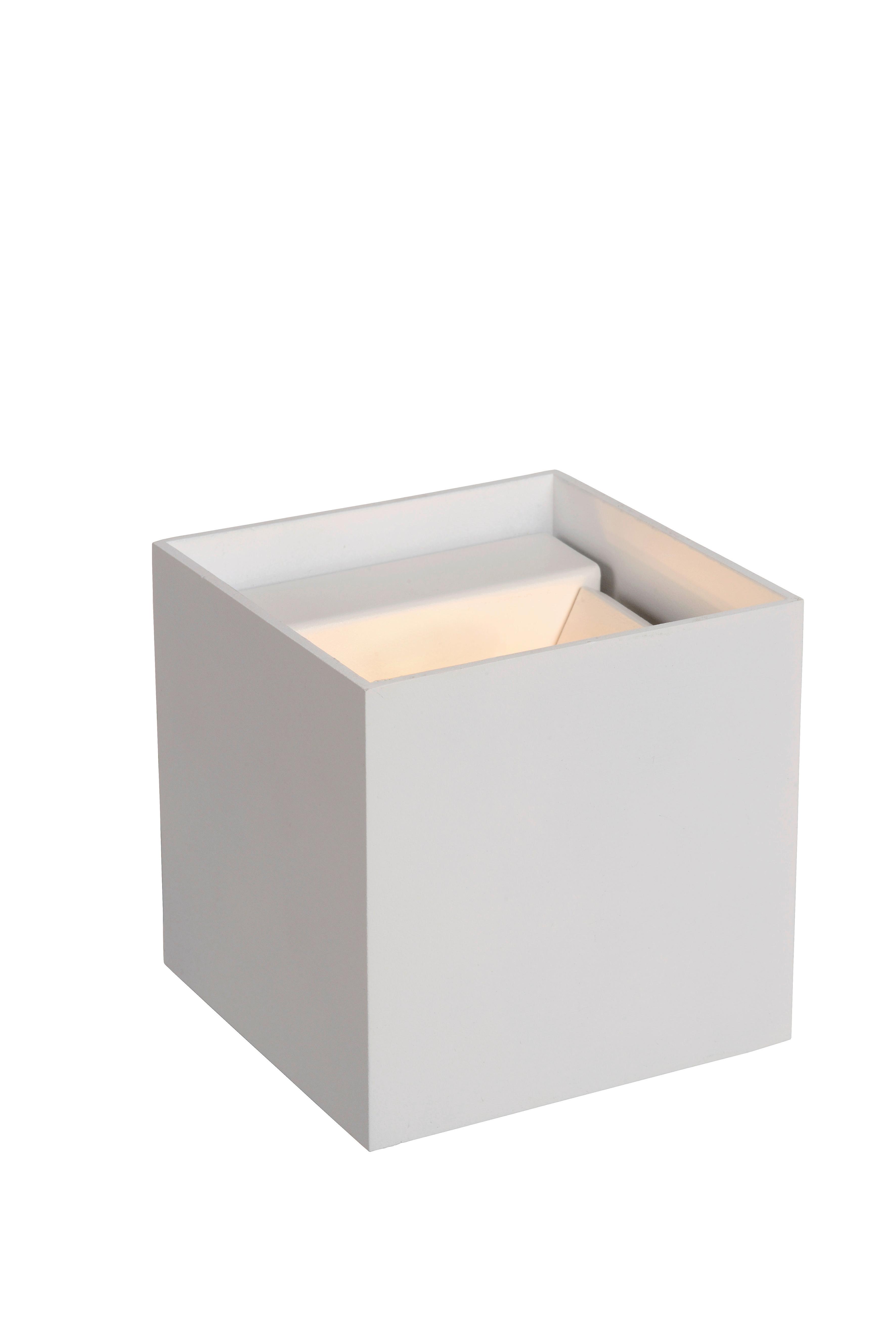 Led-wandleuchte 09217/04/31 Xio - Weiss, Design, Metall (9.7/9.7/9,7cm) - Lucide