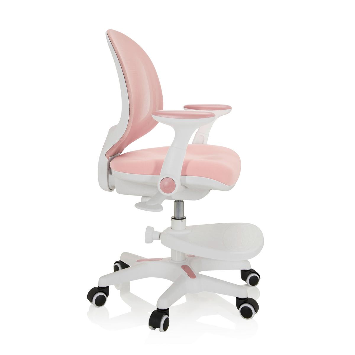 Otroški Vrtljivi Stol Kid Ergo, Roza - roza/bela, Moderno, umetna masa/tekstil (56/89/52cm) - MID.YOU