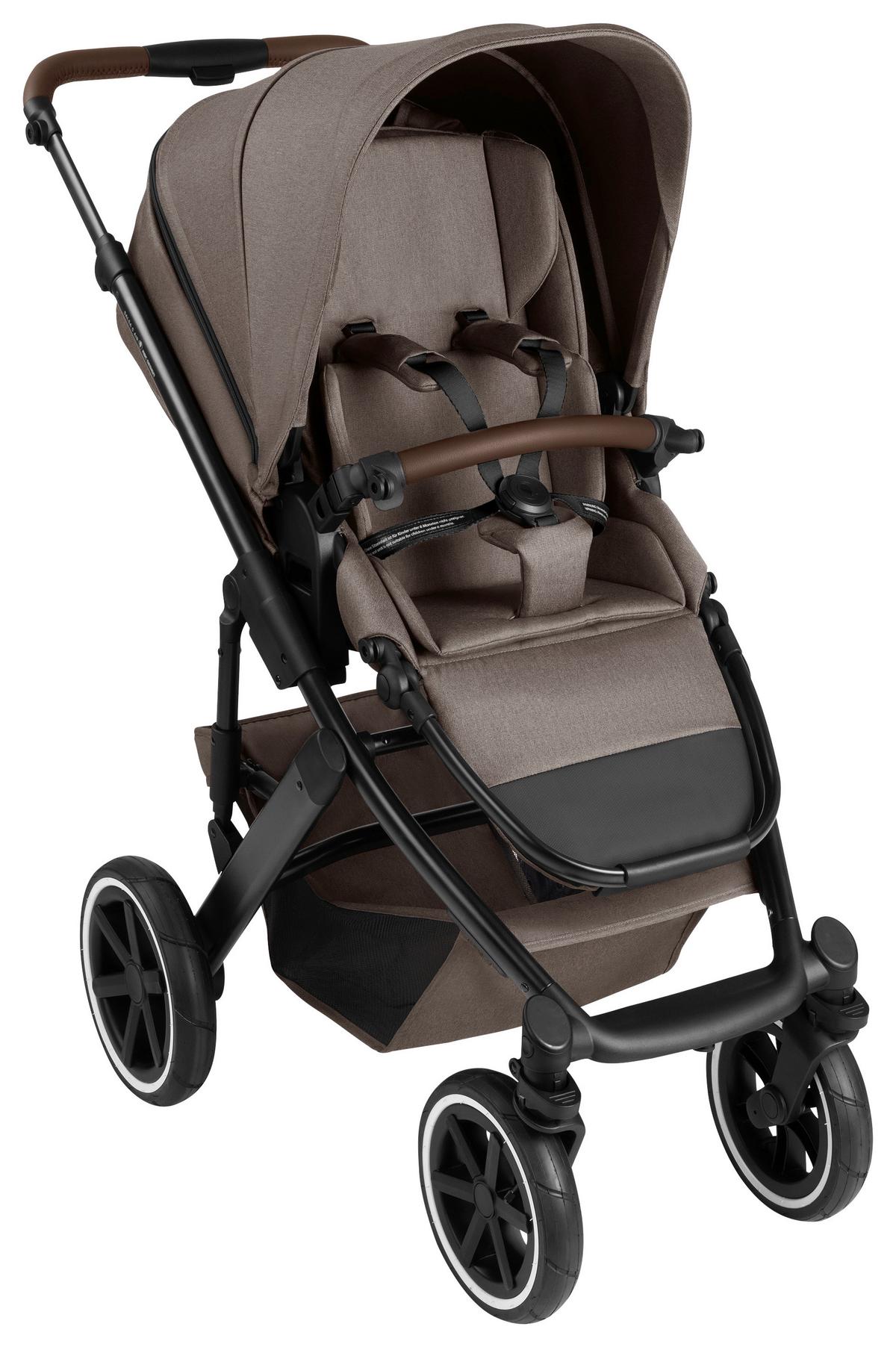 WÓZEK DZIECIĘCY - ZESTAW SALSA 5 AIR MAXI COSI - czarny/biały, Basics, metal/tkanina (95,5/63/118cm) - ABC Design