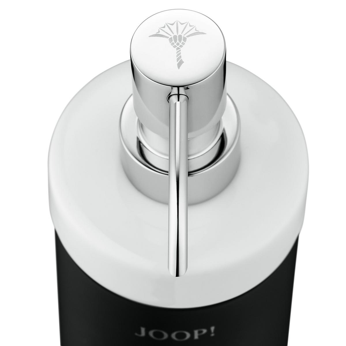 DOZOWNIK NA MYDŁO JOOP! - czarny/biały, Design, tworzywo sztuczne/metal - Joop!