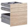 LADENSET UNIT -BASED- - Eikenkleuren, Modern, Houtcomposiet (45,3/50,3/47cm) - Based