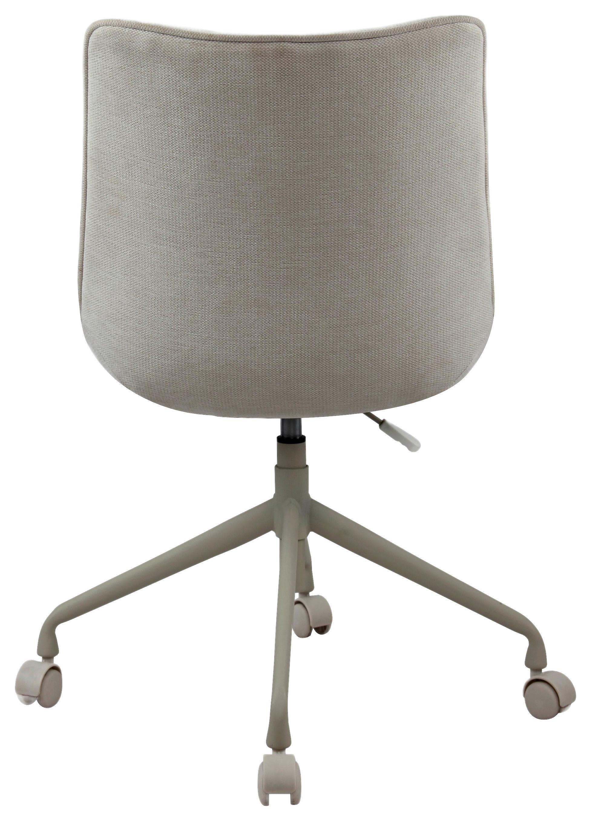SNURRSTOL LOUIS - beige, Modern, metall/textil (53/90-100/63cm) - Mömax