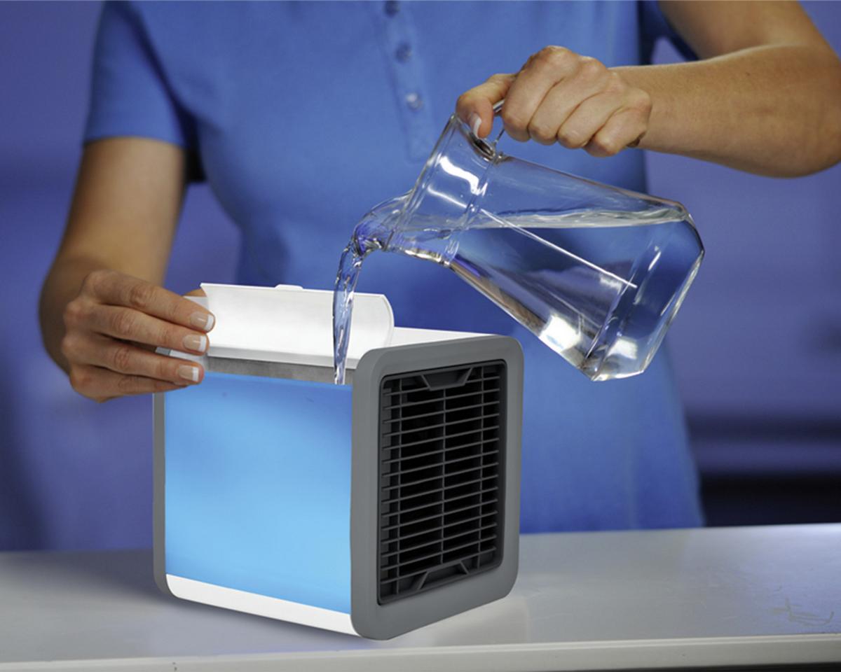 Léghűtő Livington Arctic Air - fehér/szürke, műanyag (20/20/26cm) - Mediashop