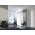 Omara Z Drsnimi Vrati Bianco - aluminij/bela, Konvencionalno, kovina/leseni material (200/216/68cm) - Premium Living Omara Z Drsnimi Vrati Bianco - aluminij/bela, Konvencionalno, kovina/leseni material (200/216/68cm) - Premium Living