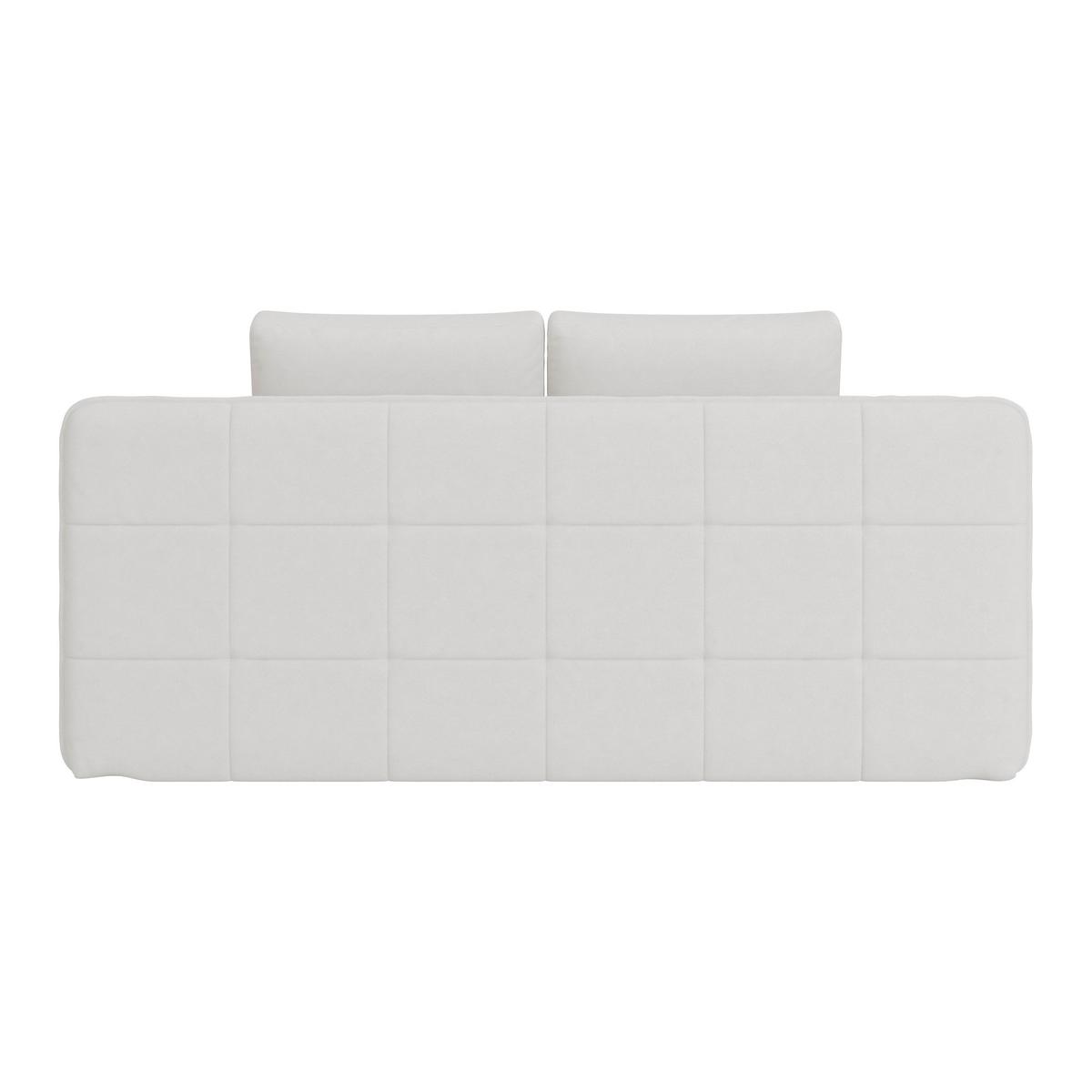Canapea extensibila ALICE - alb, Modern, textil (202/73-92/105cm) - Modern Living