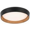 LED-TAKLAMPA LIA - vit, Klassisk, metall/trä (39/39/7cm) - Mömax