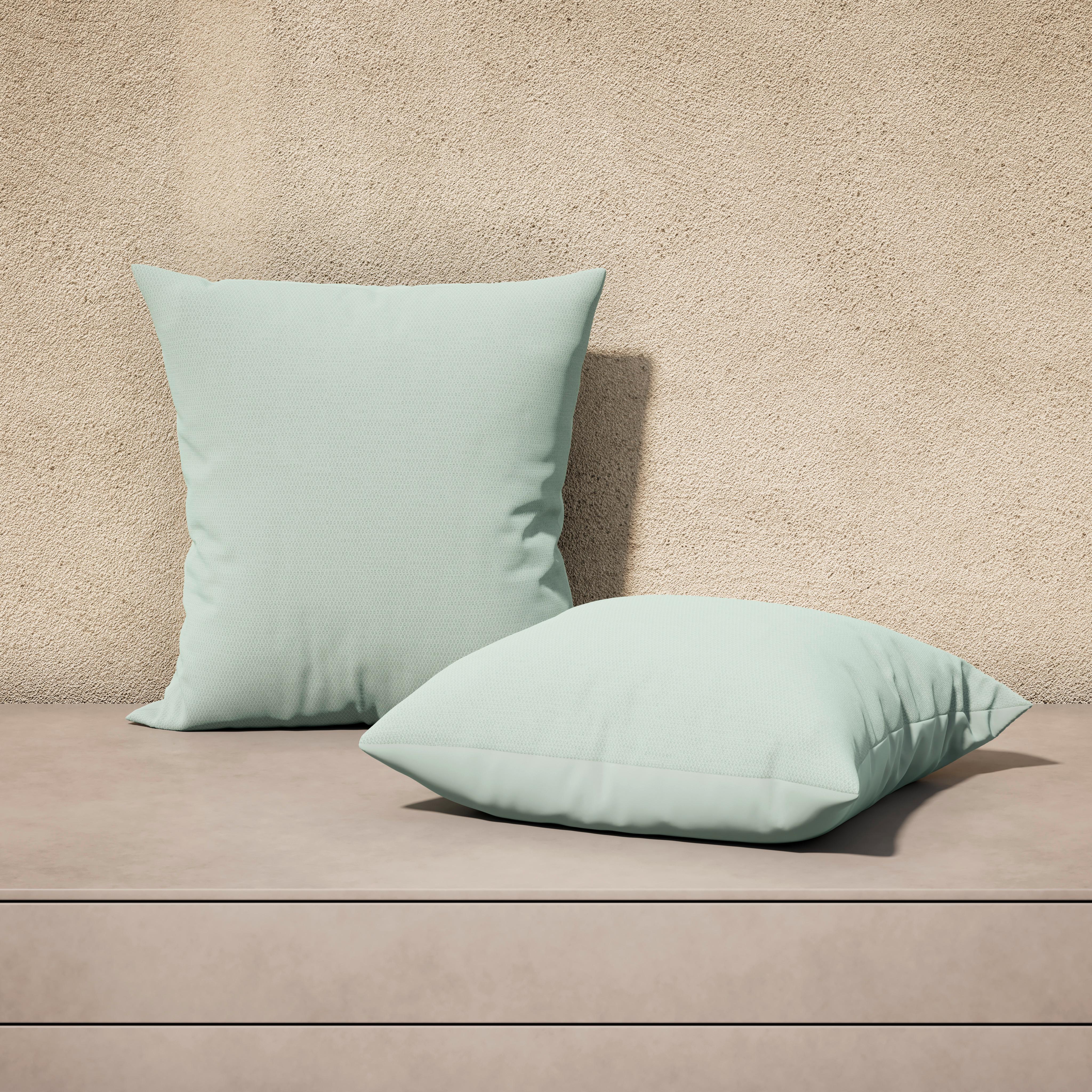 Outdoorkissen Divina Grün ca. 45x45 cm - Grün, MODERN, Textil (45/4/45cm) - Bessagi Garden