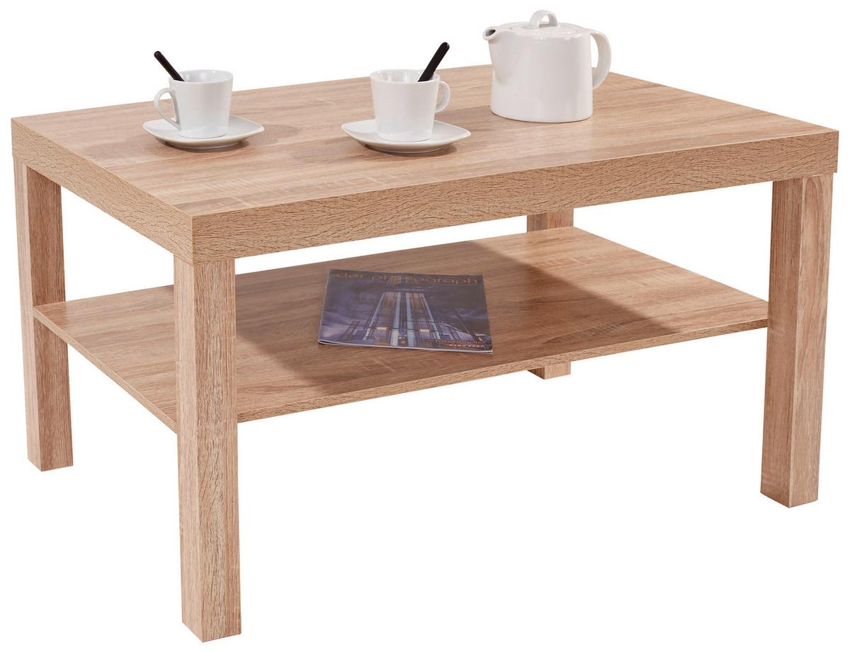 Klubska Mizica Light, Barva Hrasta - hrast sonoma, Moderno, leseni material (90/45/55cm) - Mömax