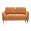 2-Sitzer-Sofa Custom Dunkelgrün - Dunkelgrün/Schwarz, MODERN, Holz/Textil (150/85/92cm) - Mömax