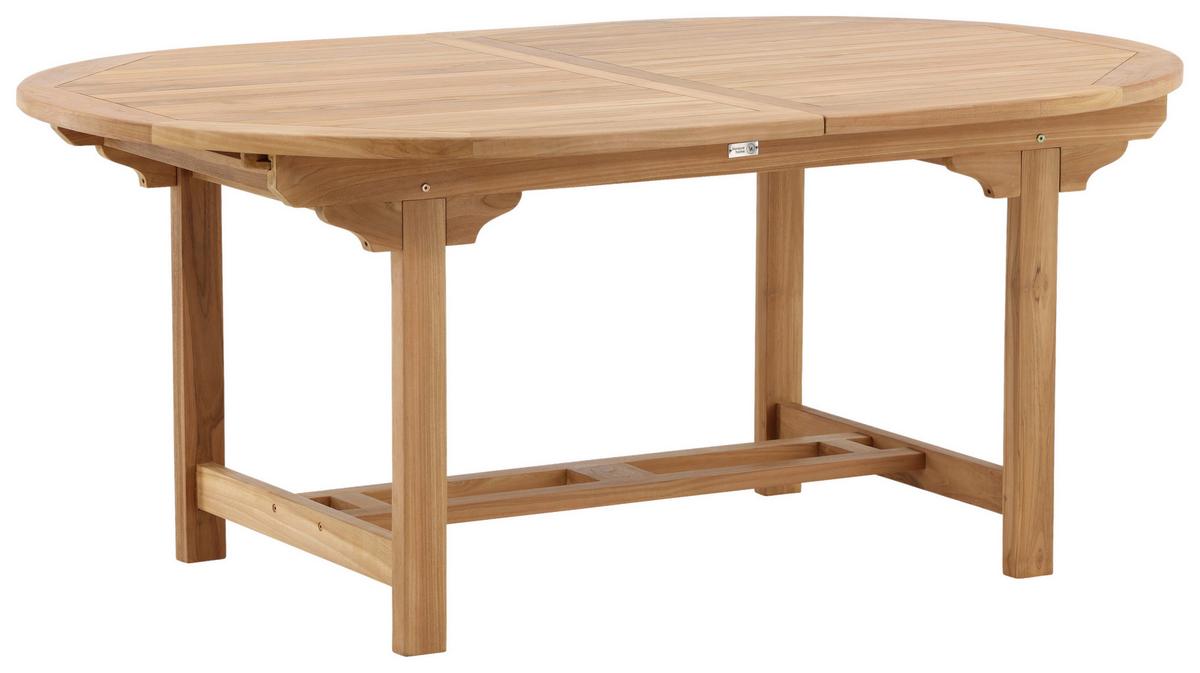 GARTENTISCH KENYA - Teakfarben, KONVENTIONELL, Holz (180/120/75cm) - Gardenson