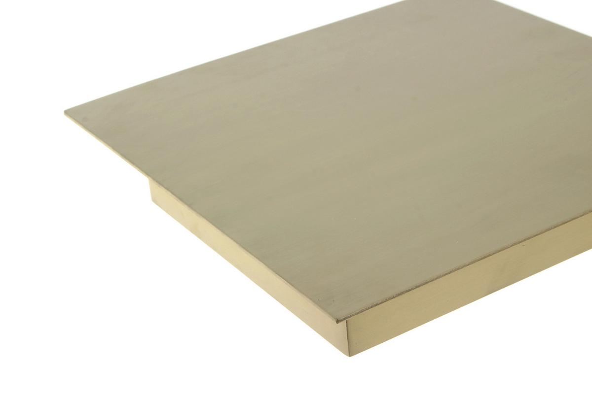 BEISTELLTISCH ROCIO 200 WEISS / MULTI - Design, Glas/Stein (30/30/56cm) - Kayoom