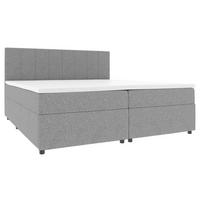 Boxbett Odin Anthrazit ca. 180x200cm - Anthrazit/Schwarz, KONVENTIONELL, Kunststoff/Textil (180/200cm) - Based