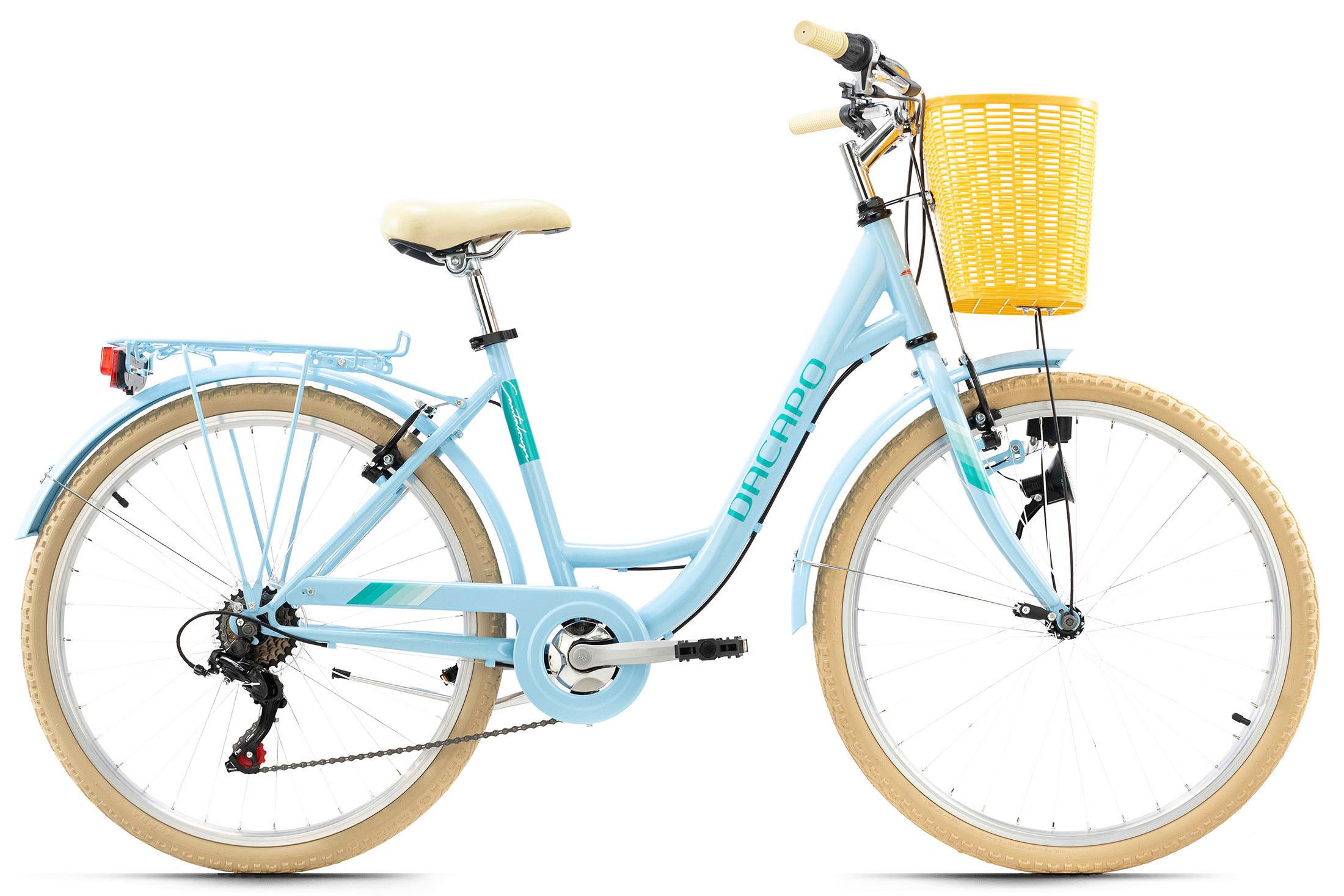 Citybike 26'' Cantaloupe Blau RH 48cm - Blau/Gelb, Basics, Metall (180/70cm)