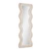 VÄGGSPEGEL SUKI -TREND- - taupe, Romantik / Lanthus, trämaterial/glas (60/160/4cm) - Premium Living