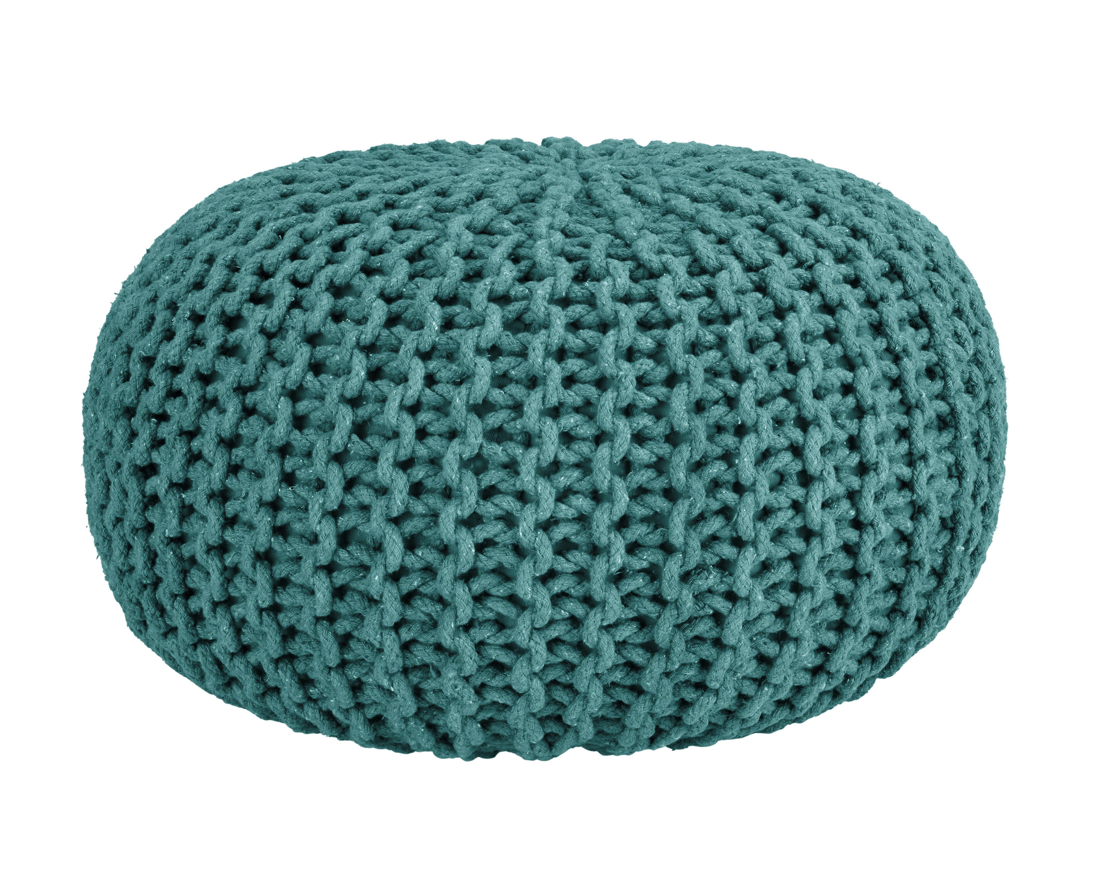 SEDEŽNA BLAZINA ALINE -EXT- - modra, tekstil (50/30cm) - Premium Living