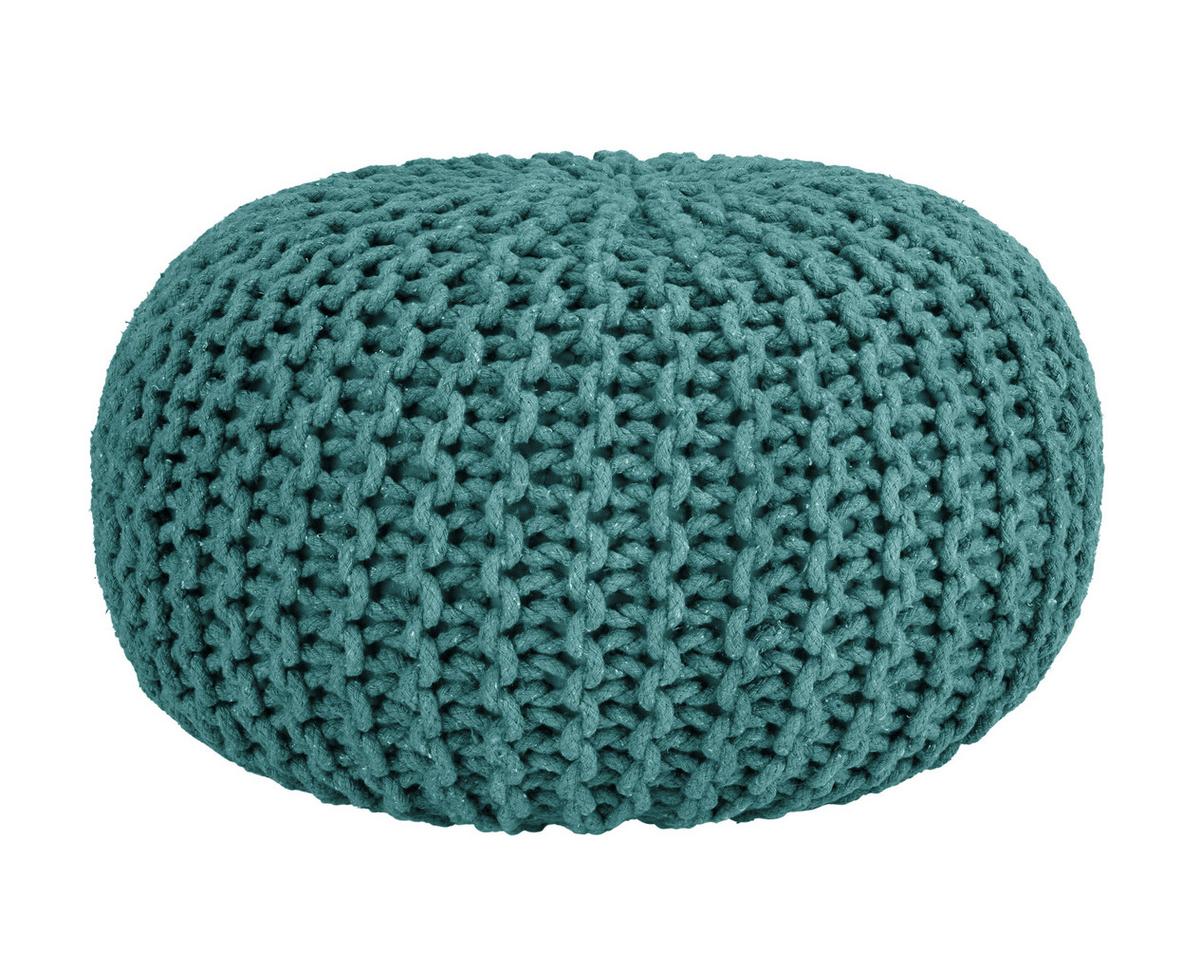 SEDEŽNA BLAZINA ALINE -EXT- - modra, tekstil (50/30cm) - Premium Living