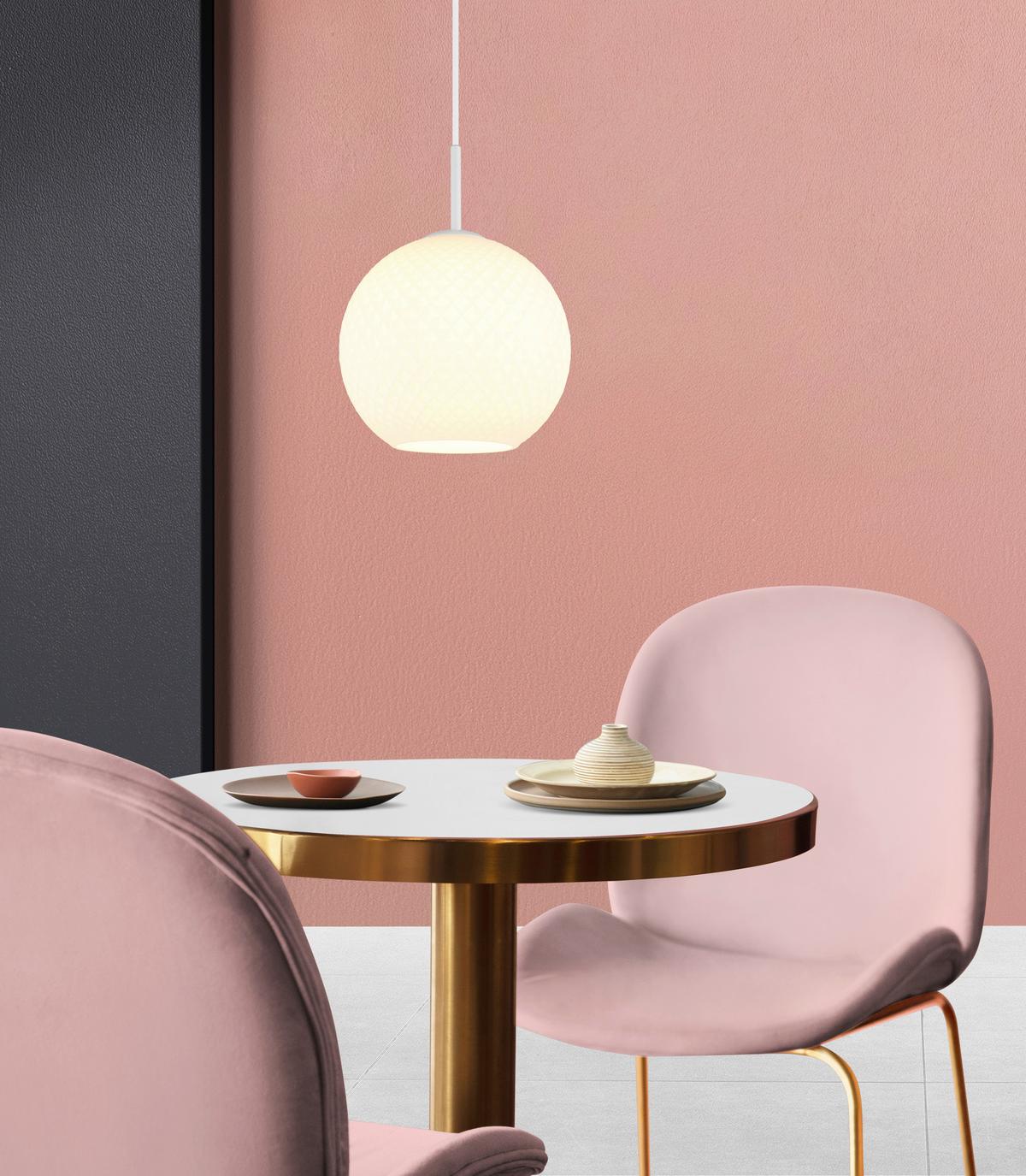 Viseća Svjetiljka Andre - bijela, Design, staklo/metal (25/120cm) - Globo