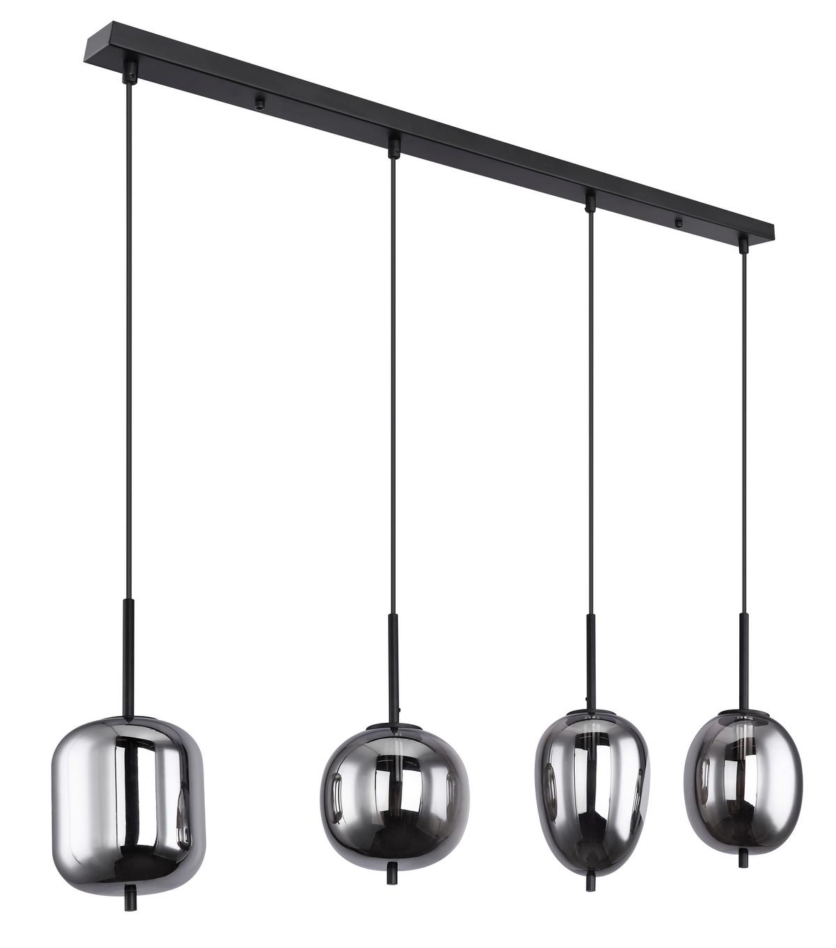 LAMPA WISZĄCA 15345-4LU *SBN* - Lifestyle, metal/szkło (100/18,5/120cm) - Novel