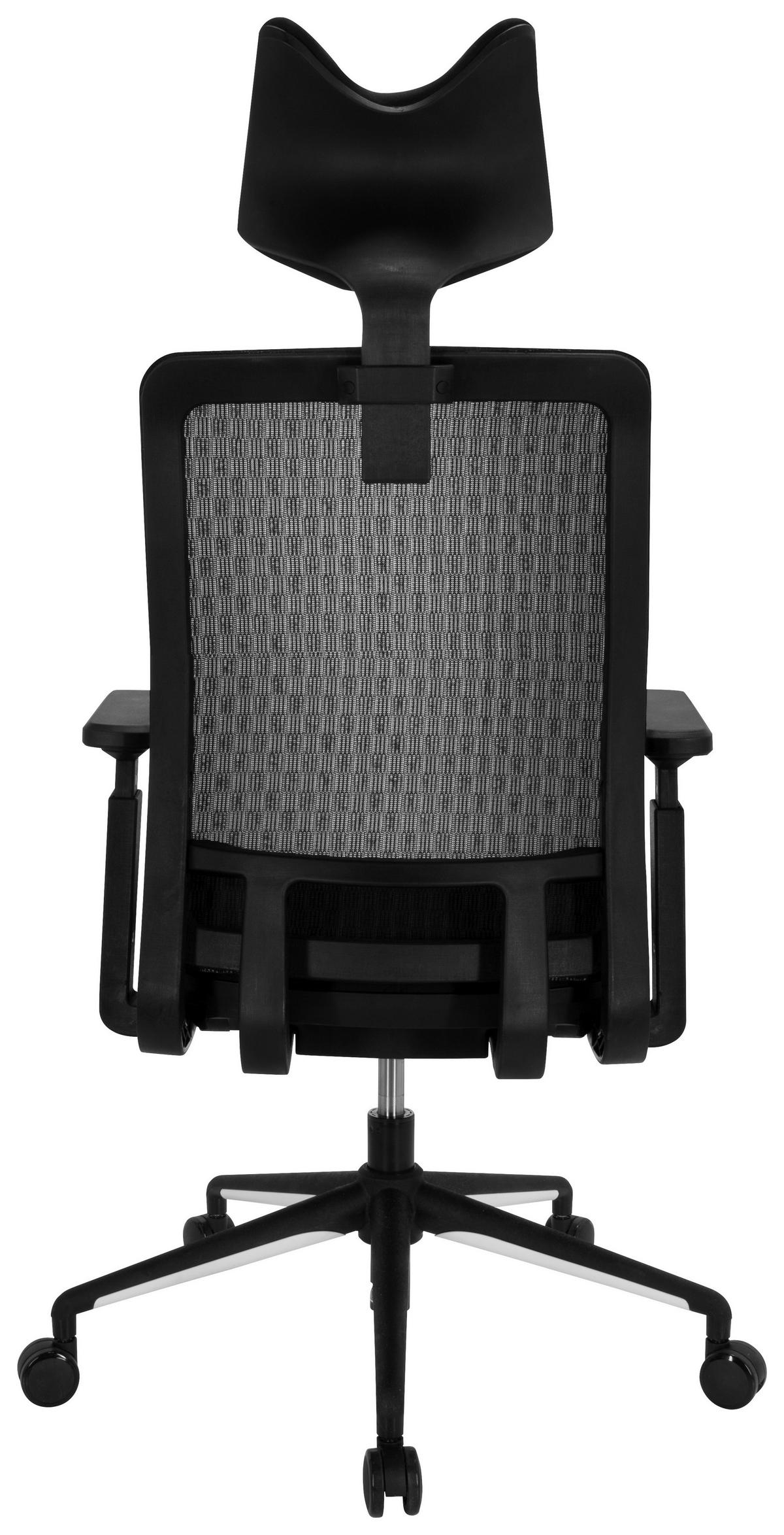 Pisarniški Stol Skate Ma, Črna - črna, Moderno, umetna masa/tekstil (62/146/63cm) - MID.YOU