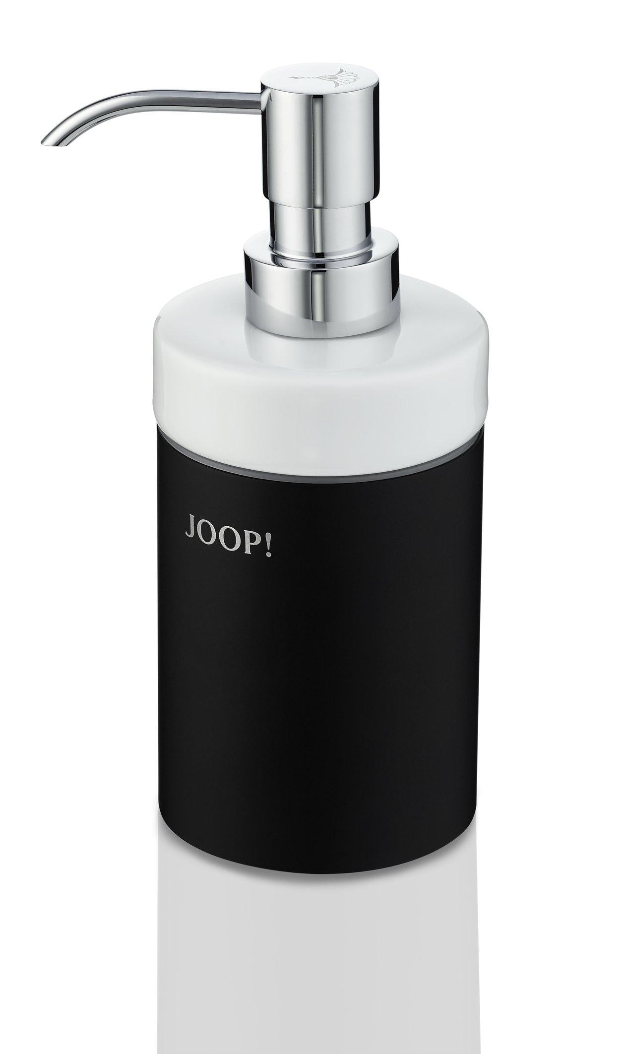 DOZOWNIK NA MYDŁO JOOP! - czarny/biały, Design, tworzywo sztuczne/metal - Joop!
