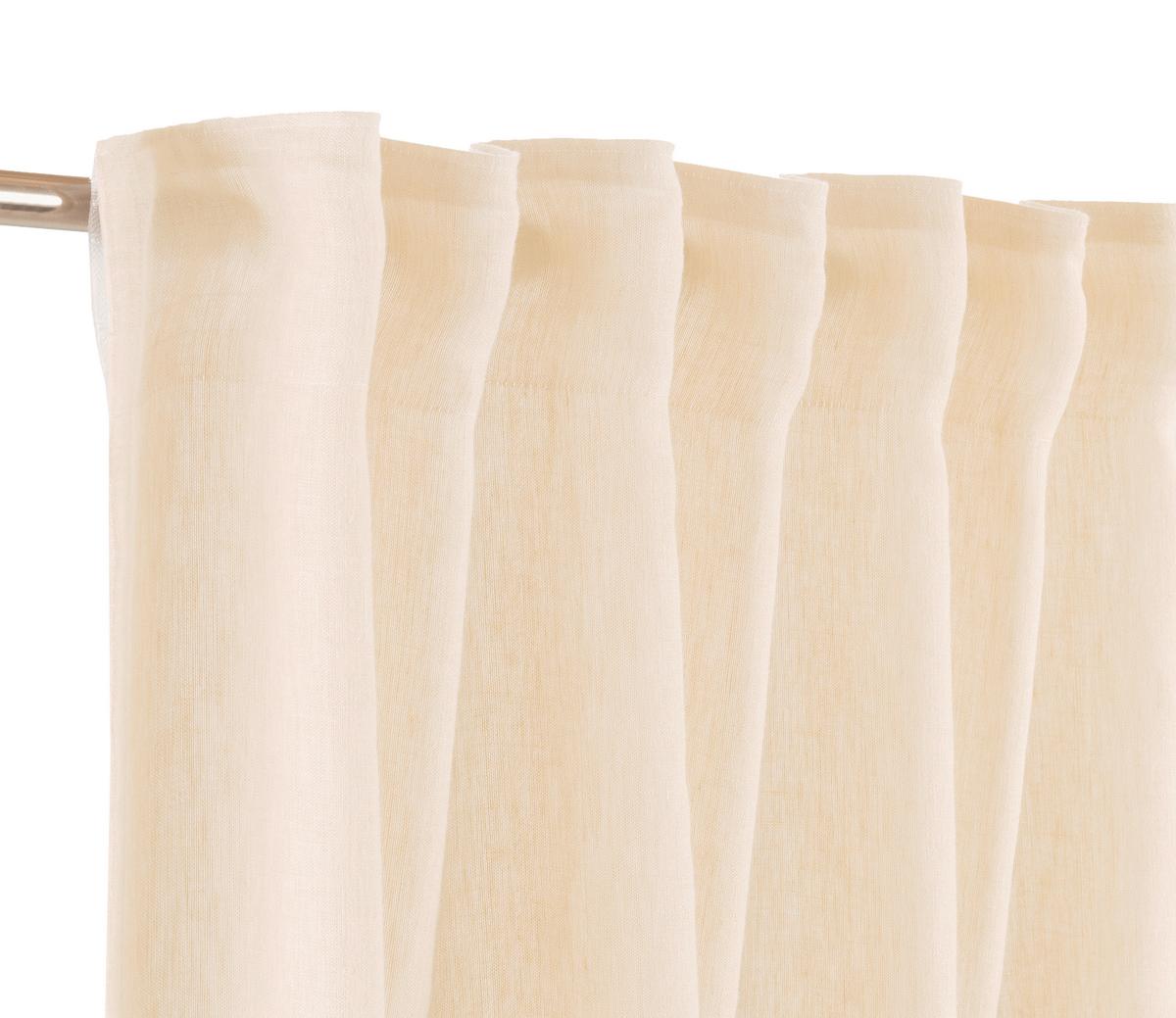 ZASŁONA GOTOWA SW-BREEZE - kremowy, Basics, tkanina (125/250cm) - Schöner Wohnen