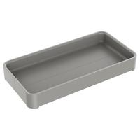 Tavă pentru tacâmuri Lis -Ext- - gri, Modern, plastic (38,1/19,1/4,8cm) - Mömax