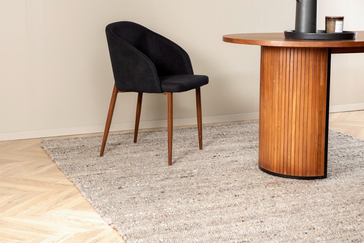 FLACHWEBETEPPICH LOUMP - Beige/Grau, LIFESTYLE, Textil (160/230cm) - P & B
