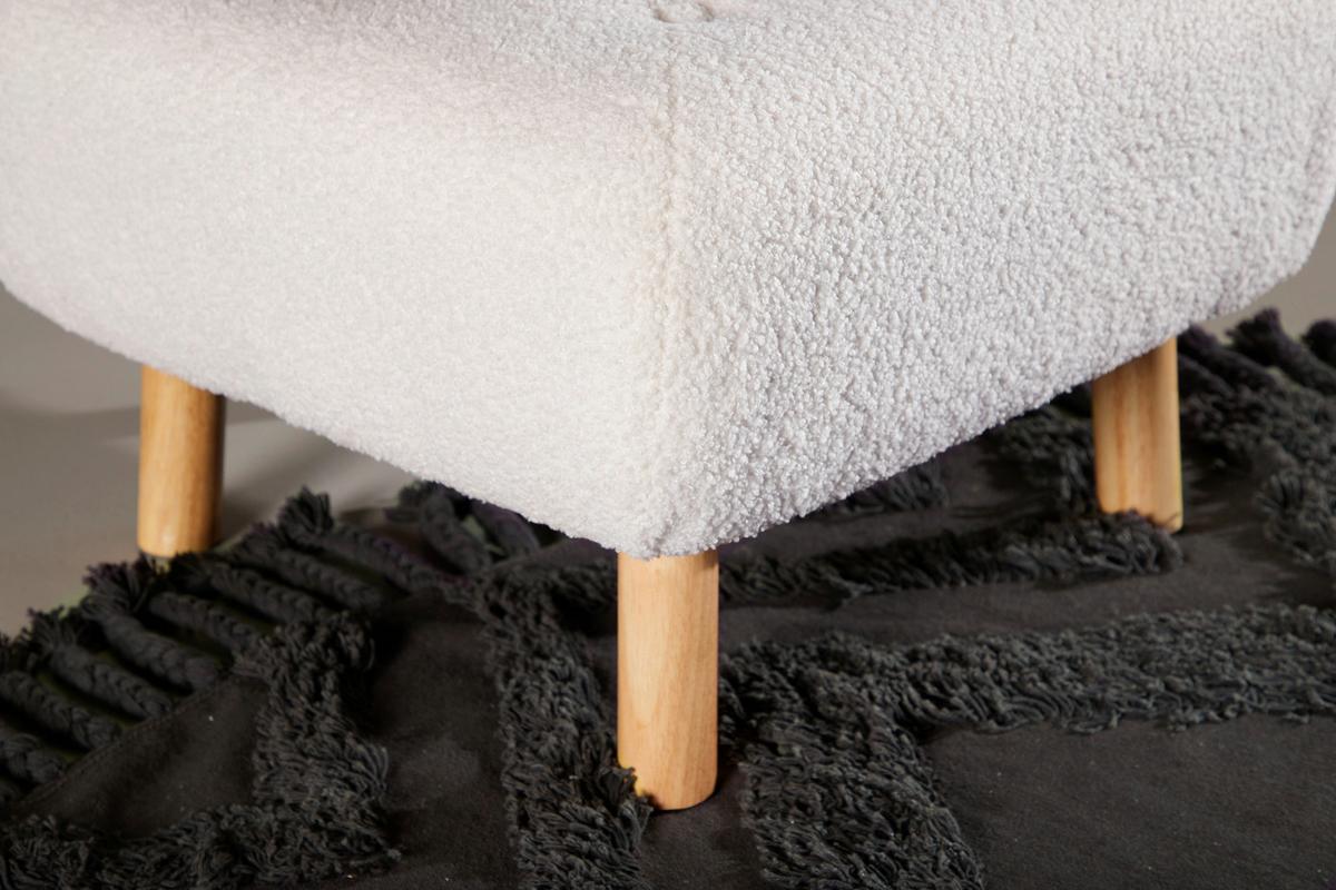 Hocker Salina SALINA - Weiß, Design, Holz/Kunststoff (60/28/60cm) - Livetastic