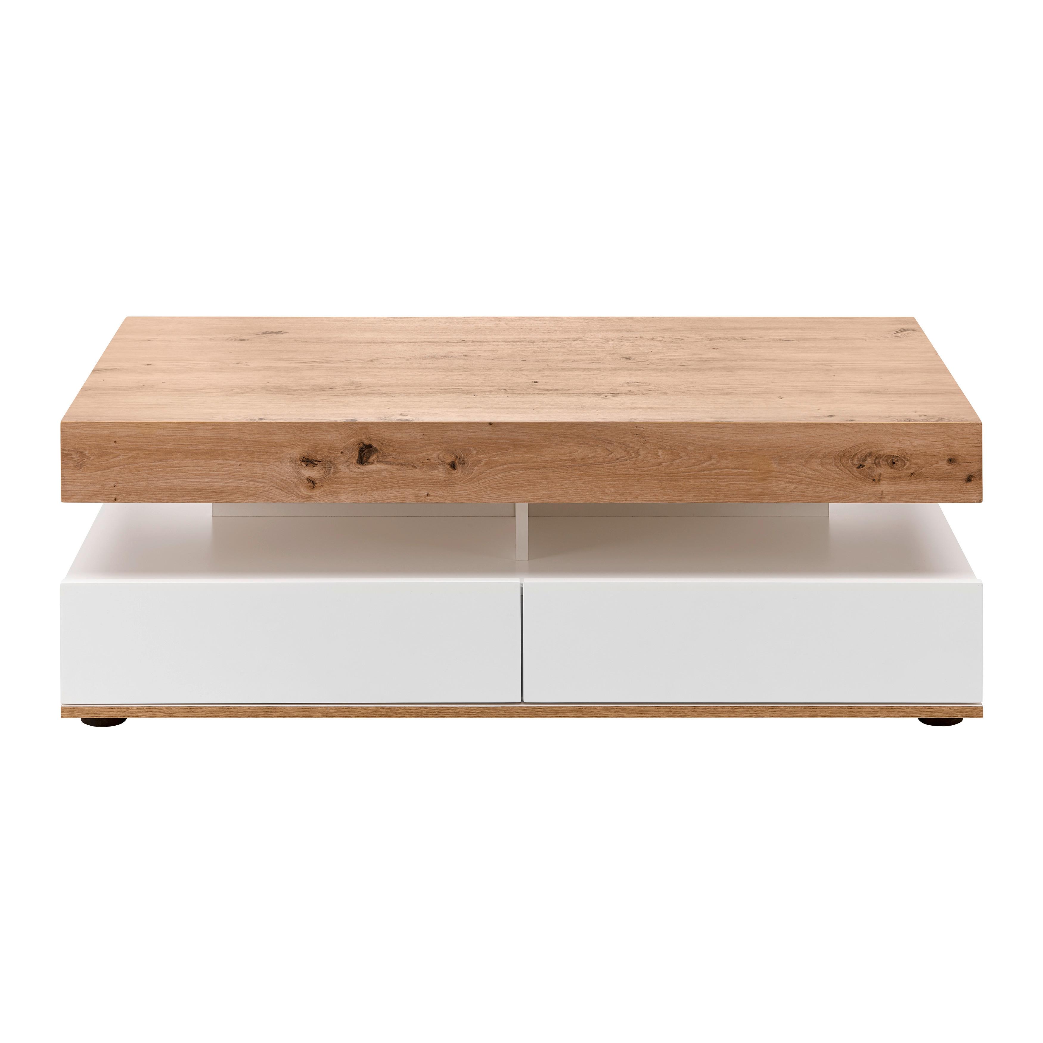SOFFBORD CARA - vit/ekfärgad, Modern (110/60/38cm) - Bessagi Home