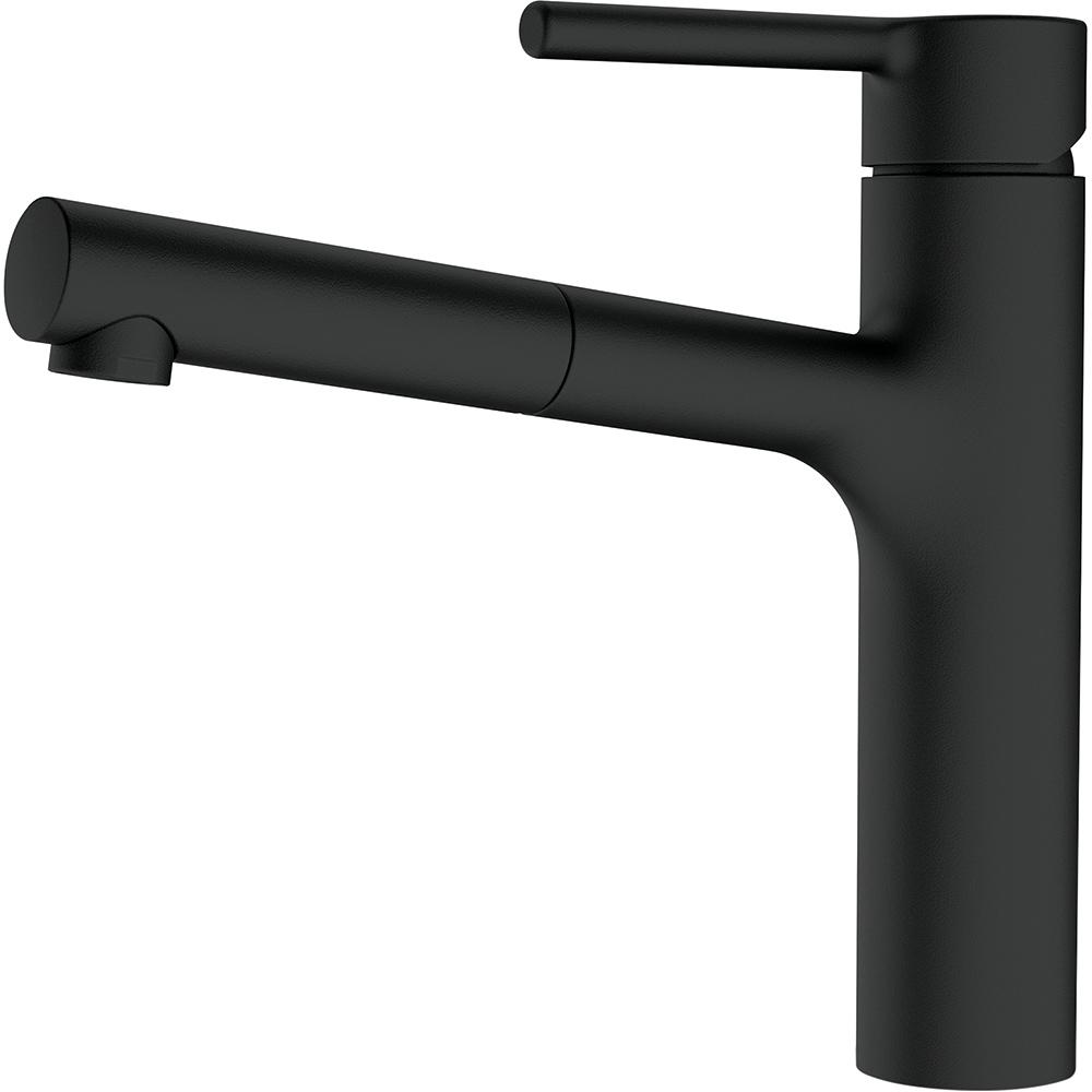 Küchenarmatur 11580 in Schwarz - Schwarz, Trend (23,7cm) - Franke