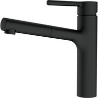 Küchenarmatur 11580 in Schwarz - Schwarz, Trend (23,7cm) - Franke