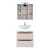 TVÄTTSTÄLLSUNDERSKÅP MALLORCA -EXKLUSIV- - svart/kashmir, Modern, trämaterial (70/60/40cm) - Based