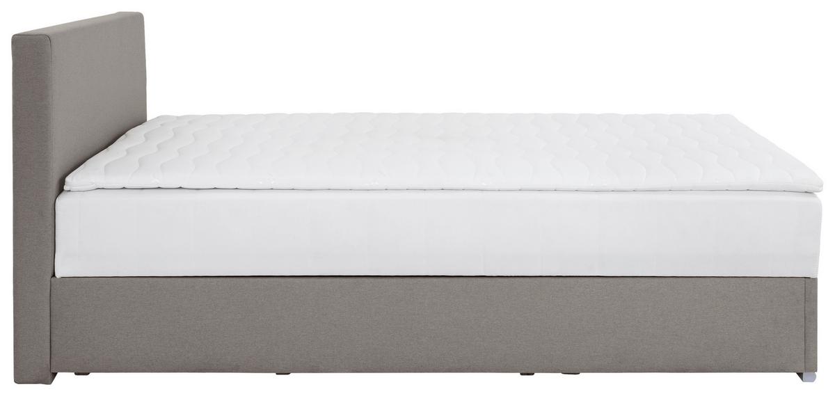 Tapecirani Krevet Cosi - boje kroma/taupe, Konvencionalno, drvo/metal (120/200cm)