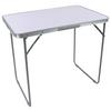 Miza Za Kampiranje Galdas M, Bela, 80x50 - bela, Moderno, kovina/umetna masa (80/53/70cm) - Ambia Garden