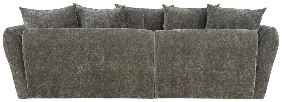 Ugaona Garnitura Cammellio - tamnosiva/crna, Moderno, tekstil (296/75-95/189cm) - Mömax