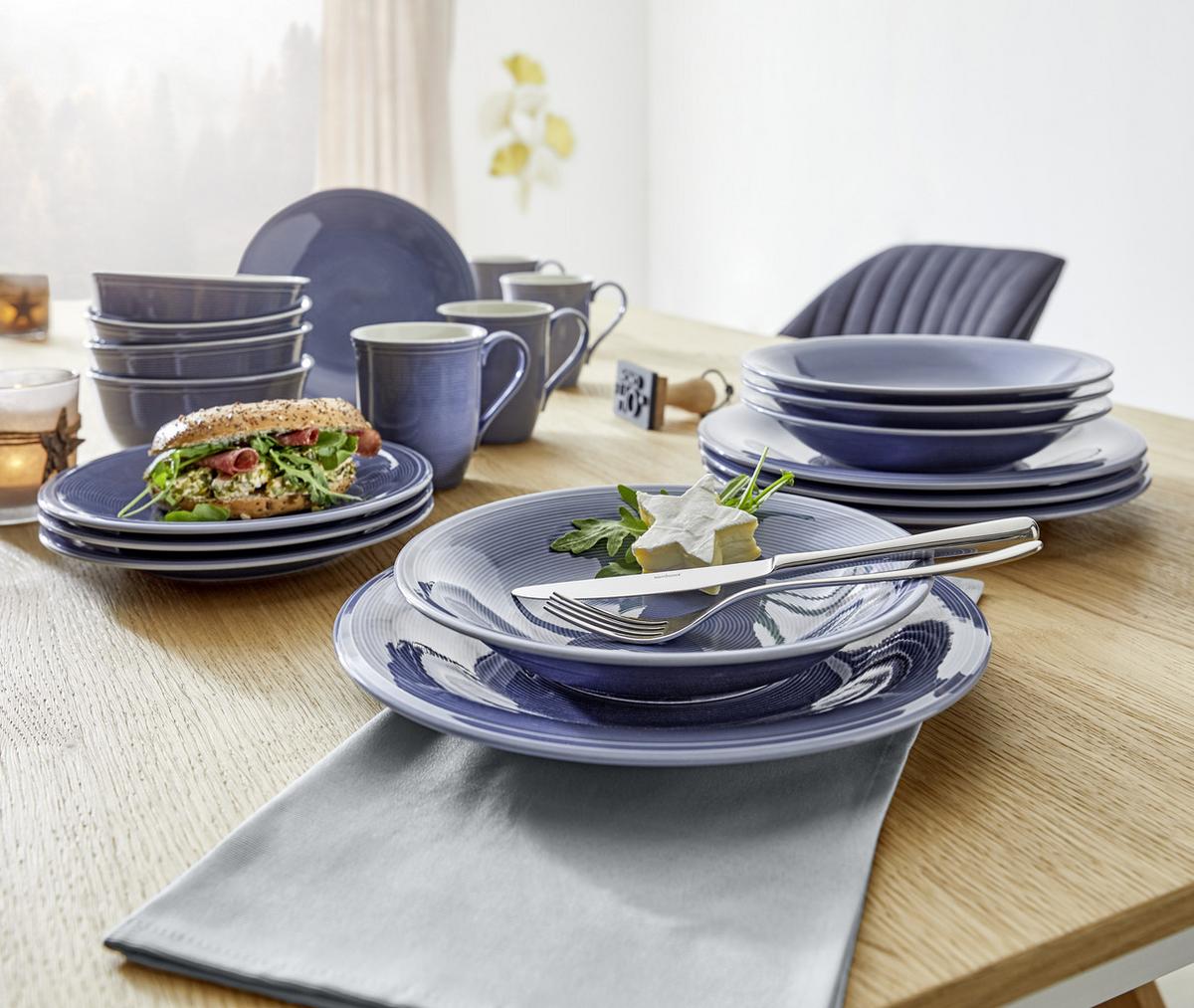 TALERZ DO ZUPY COLOR LOOP VILLEROY&BOCH - jasnoniebieski, Konventionell, ceramika (23cm) - like.Villeroy & Boch